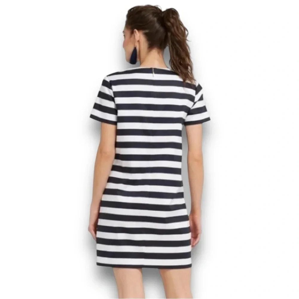 Draper James | Striped Shift Dress (6) 💙🤍💙 - Picture 6 of 9